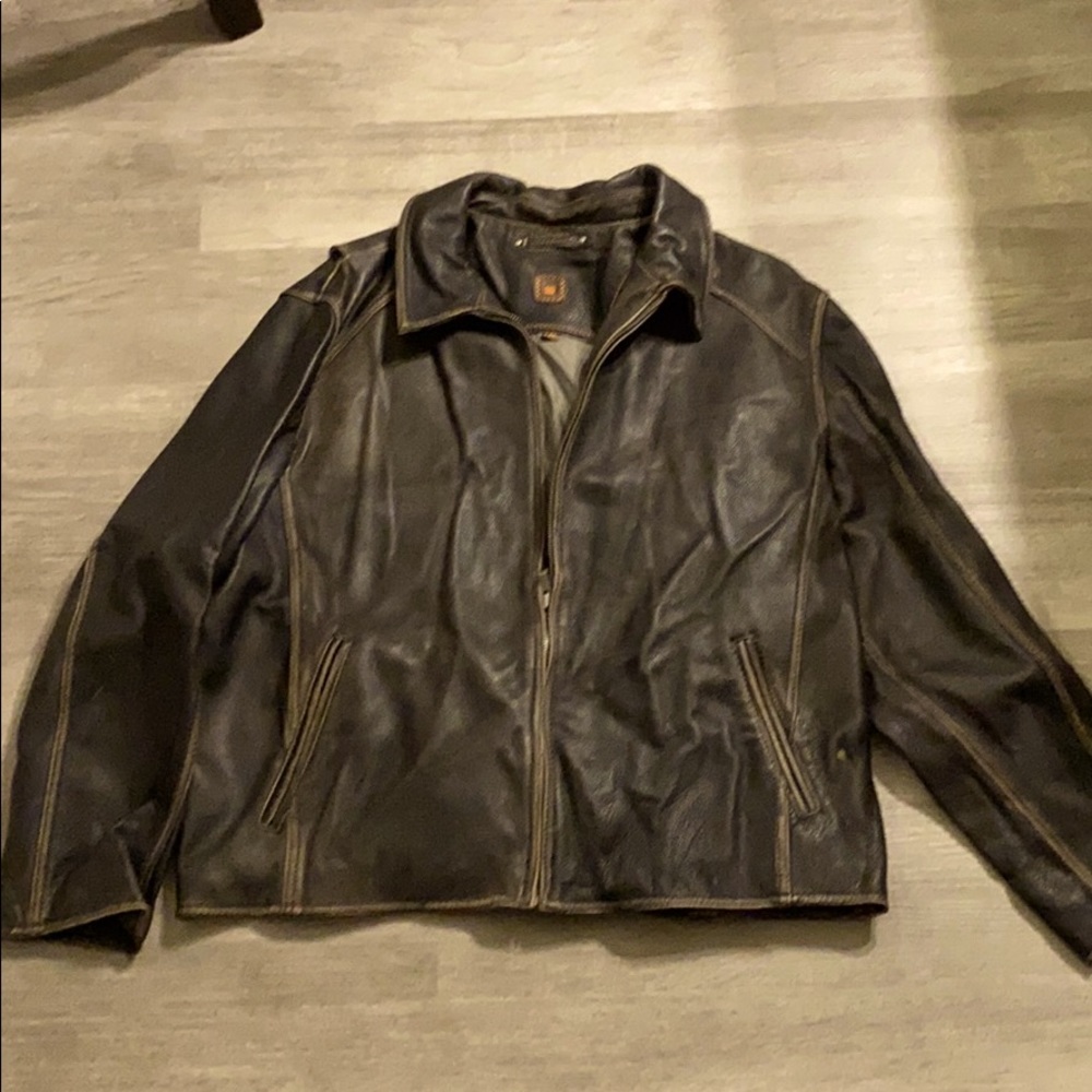 Leather jacket